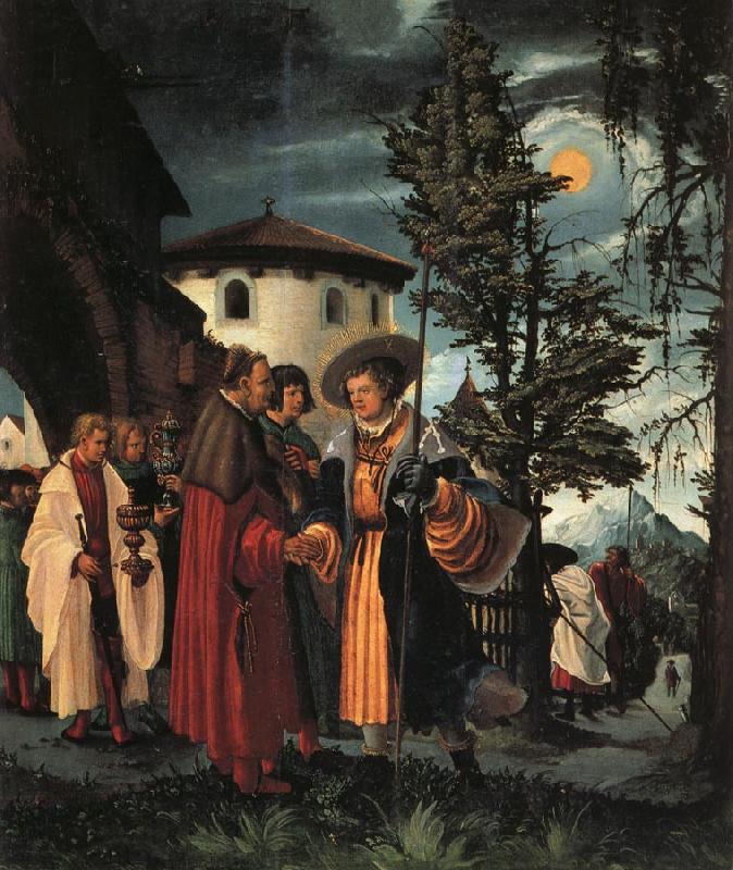 Albrecht Altdorfer The Departure of St.Florian France oil painting art